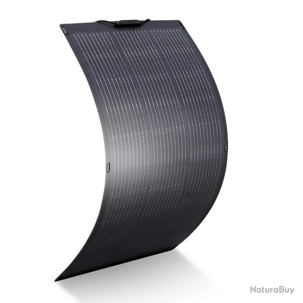 PANNEAU SOLAIRE FLEXIBLE 100W IDEAL CAMPING JARDIN NEUF RENDEMENT EFFICACE