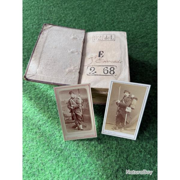 LIVRE DES SOUS OFFICIERS ET CAPORAUX  D'INFANTERIE 1868 +2 PHOTOS  WW 1