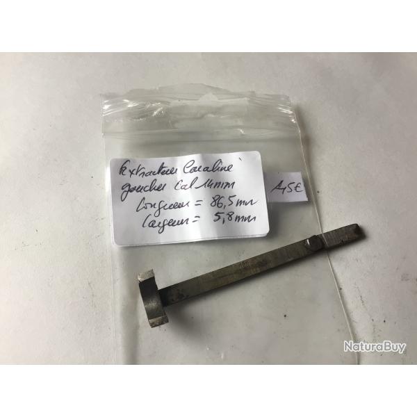 VENDU PAR LE-CUIRASSIER N� 72 EXTRACTEUR CARABINE GAUCHER MANU ARM CALIBRE 14 MM