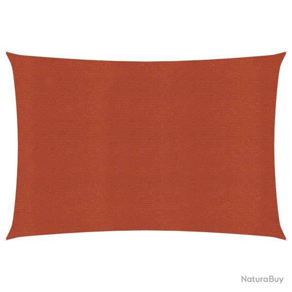 Voile d'ombrage 160 g/m� terre cuite 4 x 6 m PEHD 02_0009354
