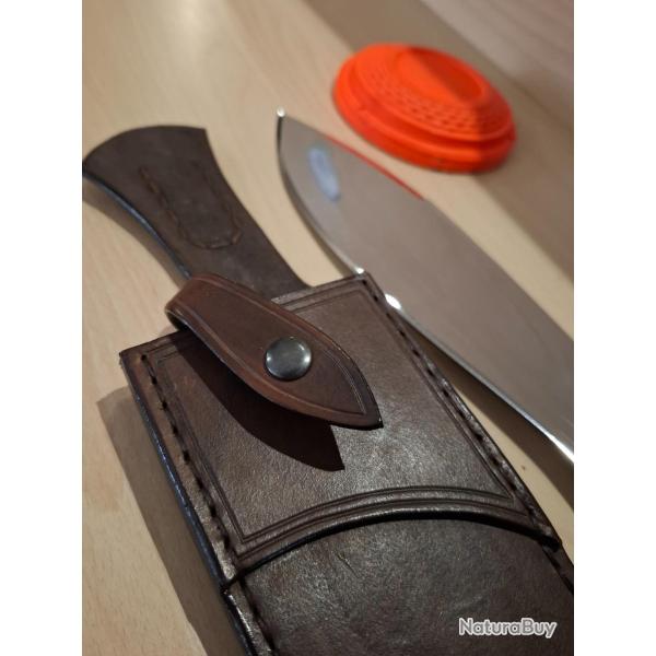 Poignard BOWIE avec �tui Cuir v�ritable
