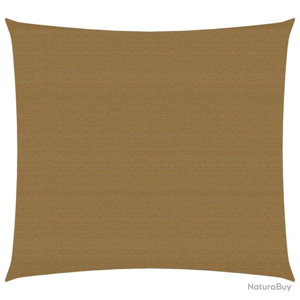 Voile d'ombrage 160 g/m� taupe 6 x 6 m PEHD 02_0009335