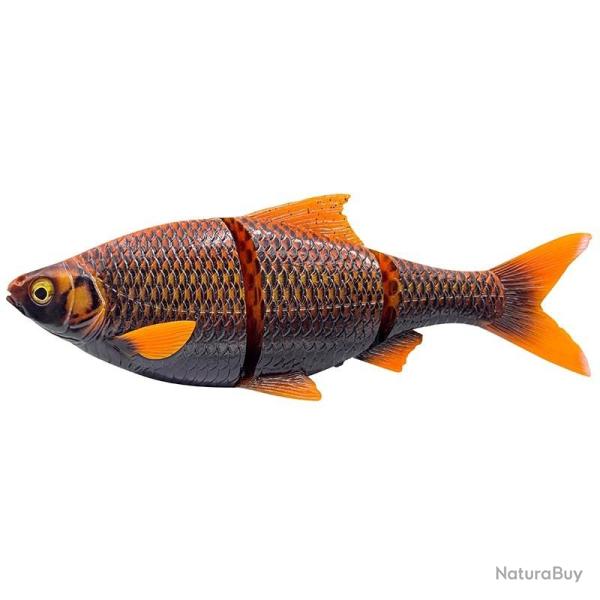 Leurre Souple Savage Gear 4D Line Thru Roach 32cm Slow Sink Noir