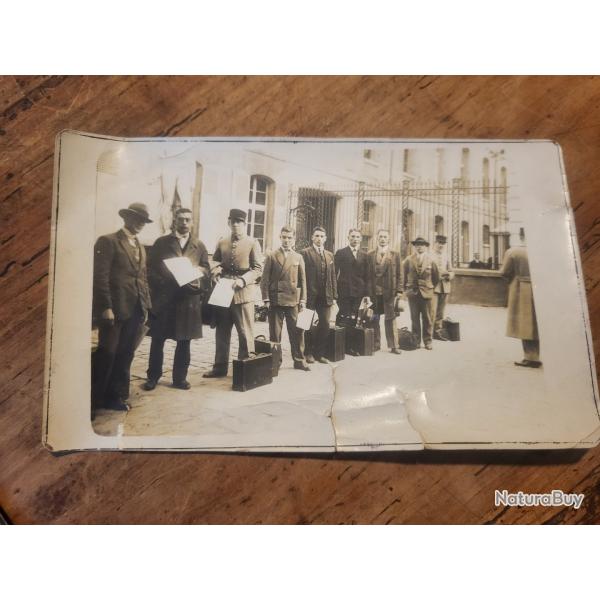 Photo ancienne Entr�e Ecole Sp�ciale Militaire (St Cyr)