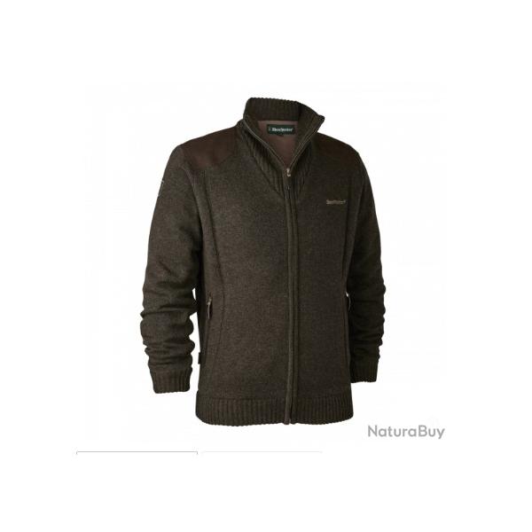 Gilet Cardigan DEERHUNTER CARLISLE STORMLINER - Black Elm