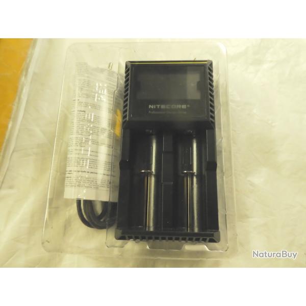 chargeur avec cran pour lampe Nitecore