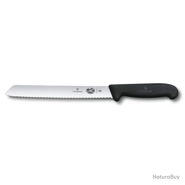 Victorinox 5.2533.21 couteau  pain, dent, Fibrox