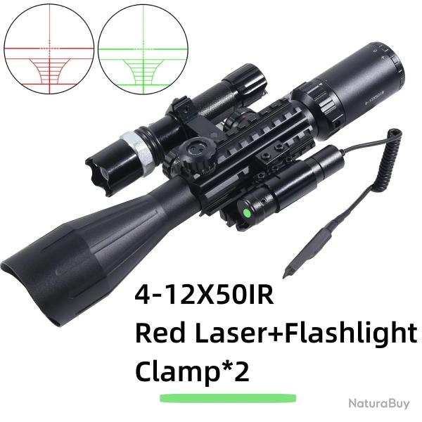 Lunette de vis�e 4-12X50IR--20MM - MODELE B -* LIVRAISON GRATUITE- PAIEMENT 3/4 FOIS !