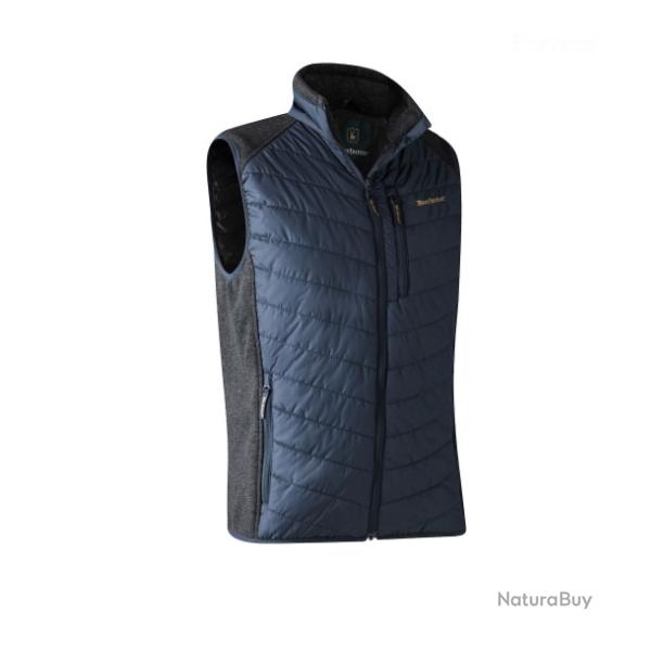 Gilet DEERHUNTER MOOR PADDED With Knit - Dark Blue