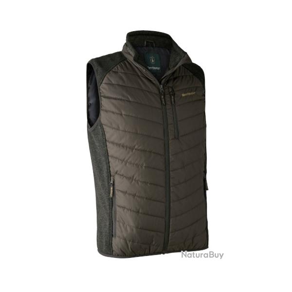 Gilet DEERHUNTER MOOR PADDED With Knit - Timber