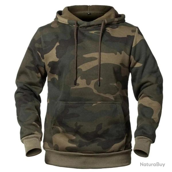 Sweat � capuche WarCore Alpha Harajuku Camouflage vert