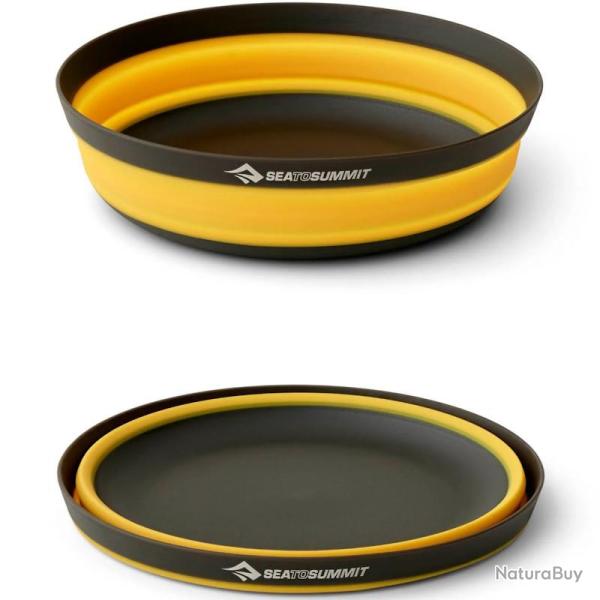Bol pliable Sea to Summit Frontier Collapsible Bowl L jaune