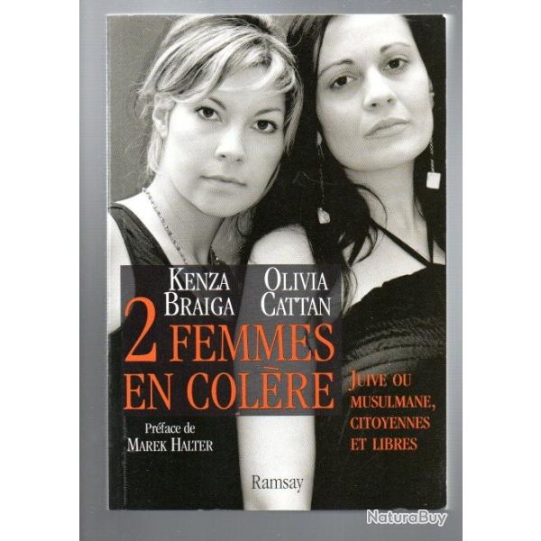 2 femmes en colre juive ou musulmane ,citoyennes libres de kenza braiga et olivia cattan