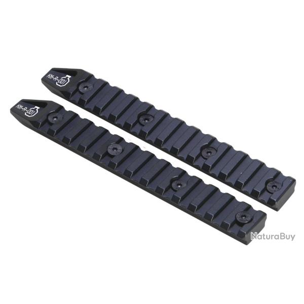 Ares Lot De 2 Rails 6" Pour Keymod