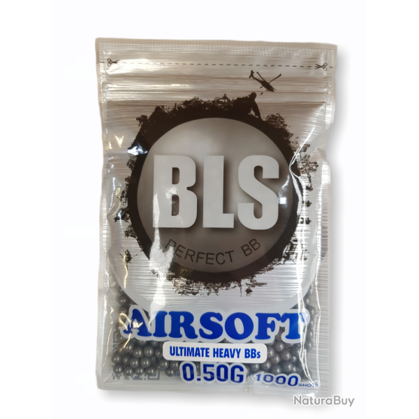 BLS Billes Grises 0.50g (Sac de 1000 billes)