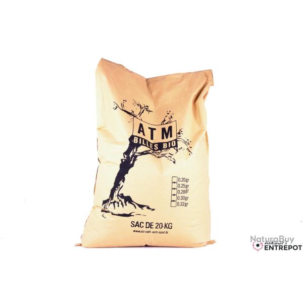 ATM Sac de 20kg de billes 0.25
