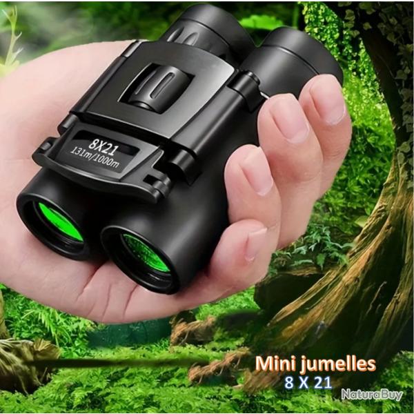 Mini jumelles compactes, corps en m�tal