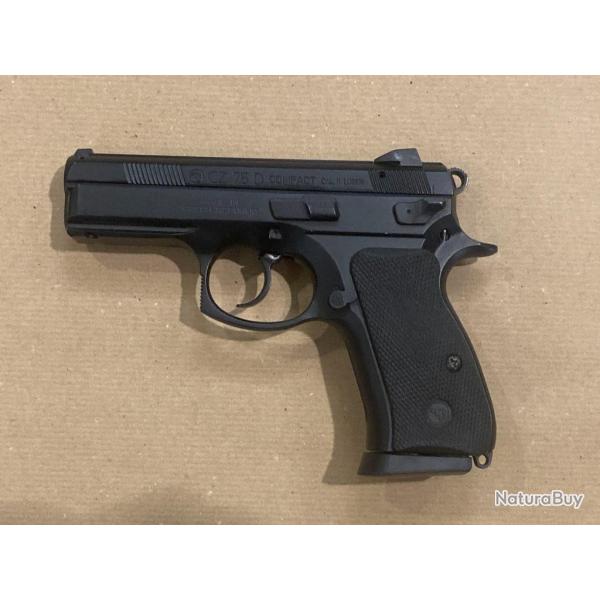 pistolet CZ mod�le 75 D Compact calibre 9 para.