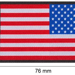 USA Drapeau Patch PVC Reversed