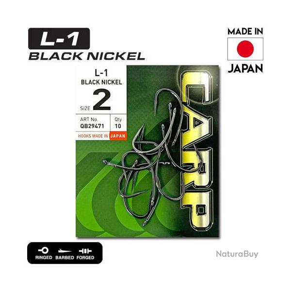 Hame�on Hayabusa L-1 Black Nickel (par 10) n� 4