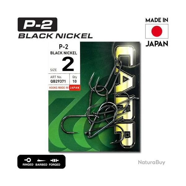 Hame�on Hayabusa P-2 Black Nickel (par 10) n� 2
