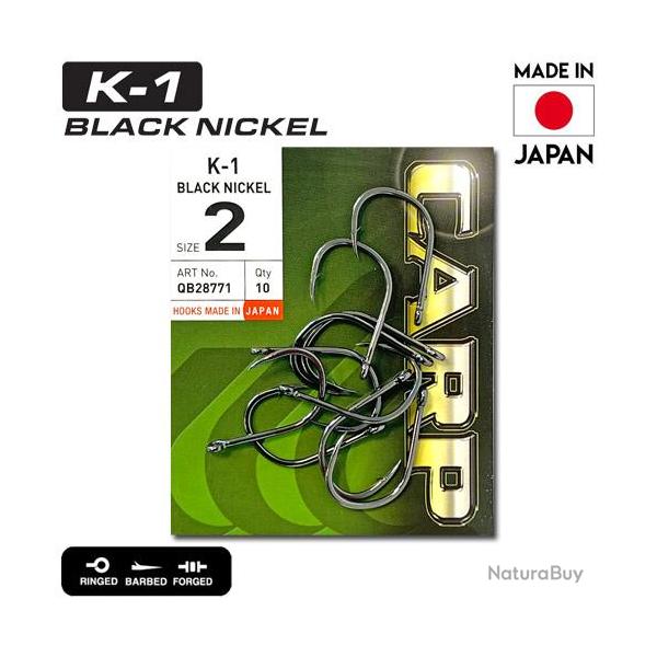 Hame�on Hayabusa K-1 Black Nickel (par 10) n� 4