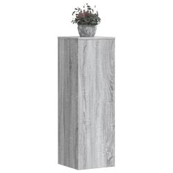 Supports pour plantes 2 pcs sonoma gris bois d'ing&eacute;nierie