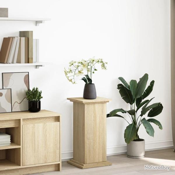 Pi�destal avec rangement ch�ne sonoma bois d'ing�nierie