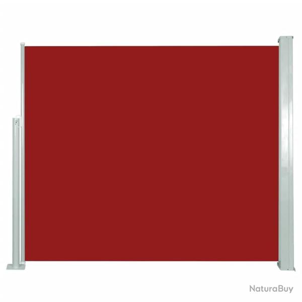 Auvent lat�ral r�tractable 120 x 300 cm Rouge