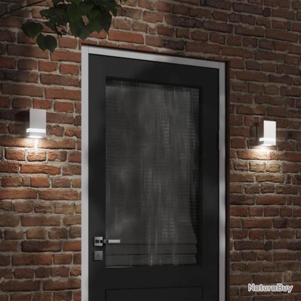 Applique murale d'ext�rieur argent� acier inoxydable