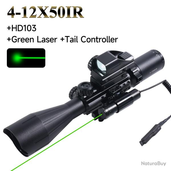 Lunette optique de chasse  Dul4-12X50IR * Set B-PAIEMENT 3/4 FOIS !!!