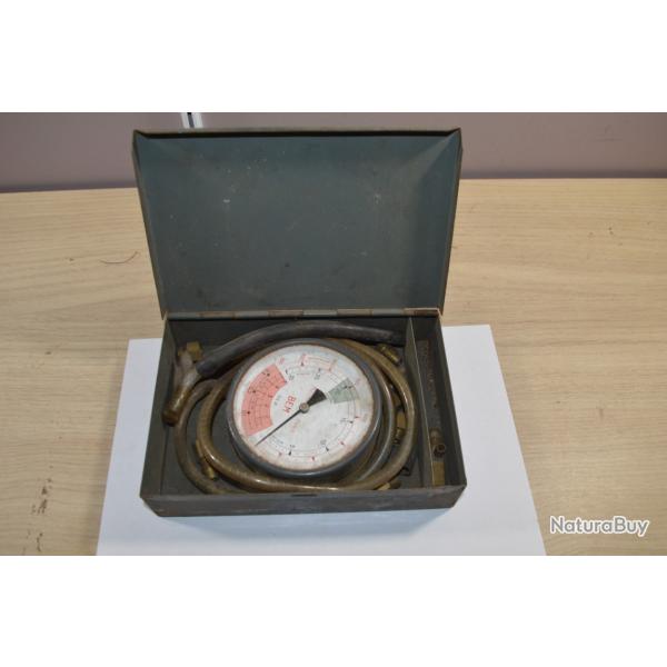 Ancien Gonfleur Voiture industrielle  Compressometre MULLER BEM PARIS (8)