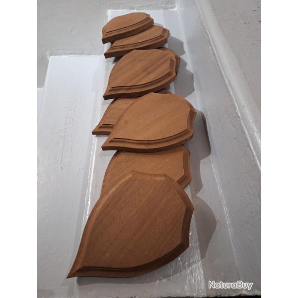 Lot de 9 �cussons ch�ne massif Neufs