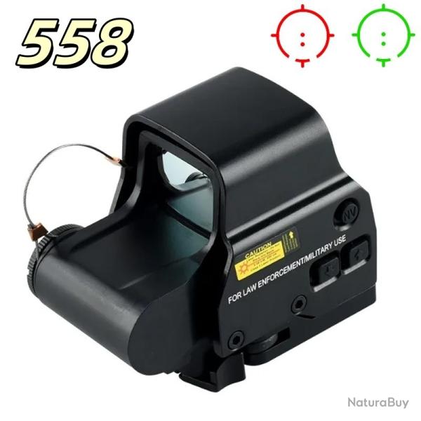 Loupe optique pliante adapt�e au montage sur Rail de 20mm  -* 558 Black LIVRAISON GRATUITE