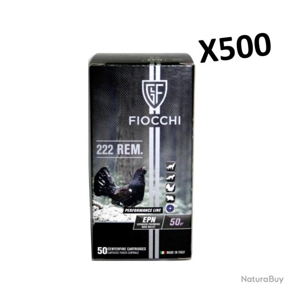 FIOCCHI cal.222 Rem EPN 50gr x500