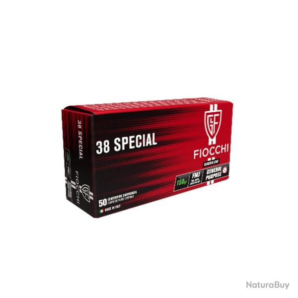 FIOCCHI cal.38 sp�cial FMJ 158gr x50