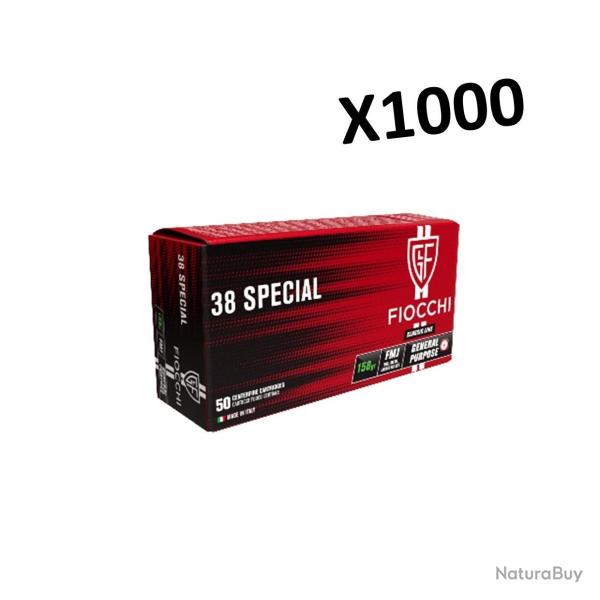 FIOCCHI cal.38 sp�cial FMJ 158gr x1000