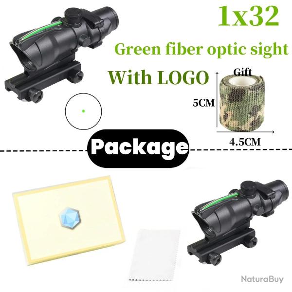 Lunette de vis�e � point vert 1x32 - PAIEMENT 3/4 FOIS !!!