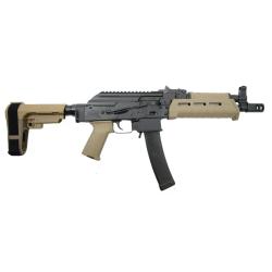 Carabine PSA AK-V 9mm MOE SBA3 Pistol, FDE