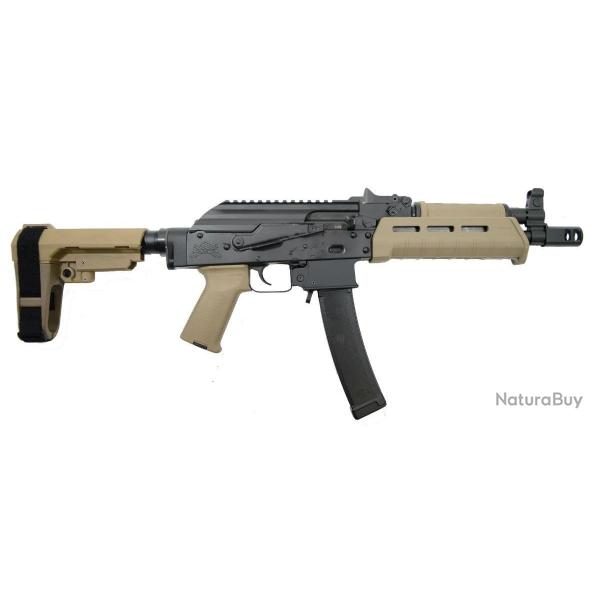 Carabine PSA AK-V 9mm MOE SBA3 Pistol, FDE