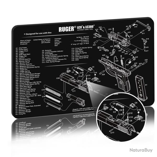 Tapis D�montage Ruger LC9 & LC380 - SKX INDUSTRIES