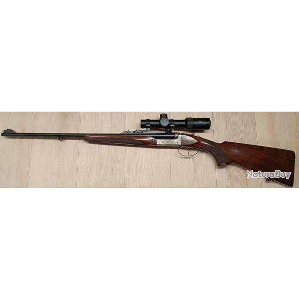 EXPRESS JUXTAPOSE CHAPUIS PROGRESS CALIBRE 9,3x74R + LUNETTE ZEISS CONQUEST V4 1-4X24 D'OCCASION