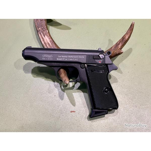 PISTOLET WALTHER PP CAL 9 MM PAK - BRONZE