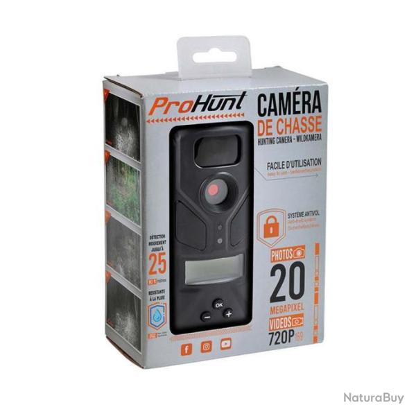 PROMOTION ! Cam�ra de chasse 20M pixels Prohunt Noir