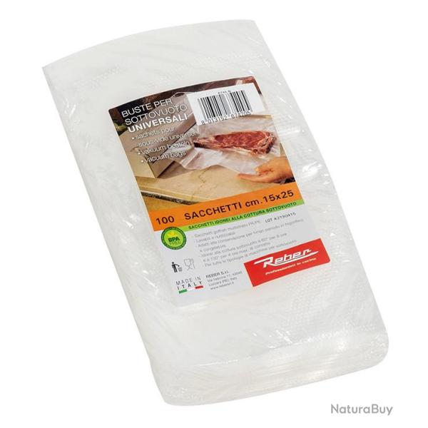 Sac sous-vide Reber 15x25 cm x100