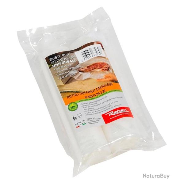 Rouleau de sac sous-vide Reber 20x600 cm