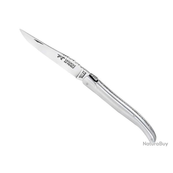LAGUIOLE LE FIDELE PLEIN MANCHE ALU SATINE 12CM INOX