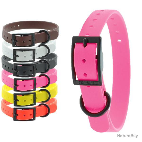 Colliers CTECH 19mm boucle double rose CANIHUNT marque Fran�aise