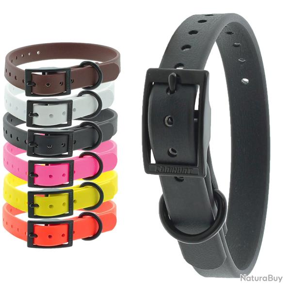 Colliers CTECH 19mm boucle double noir CANIHUNT marque Fran�aise