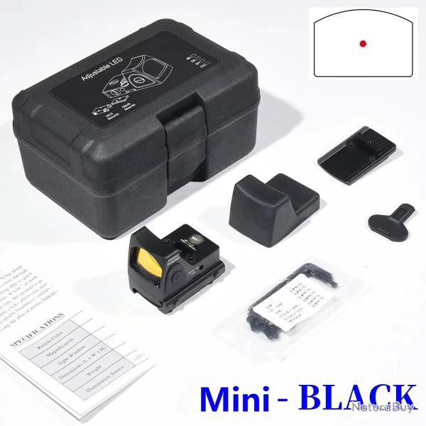Lunette de vis�e optique holographique � point rouge -**Mini--BLACK LIVRAISON GRATUITE